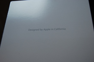 Apple totally designed this cardboard sleeve